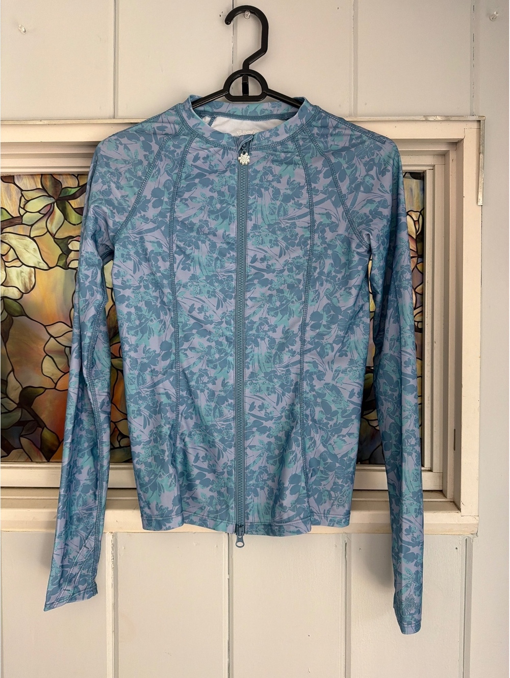 VSKINZ UPF 50+ sun shirt Long Sleeve Zip-Up Shirt Small
